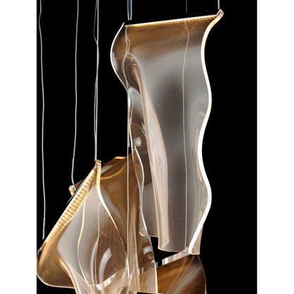 13 Light Pendant, Polished Chrome