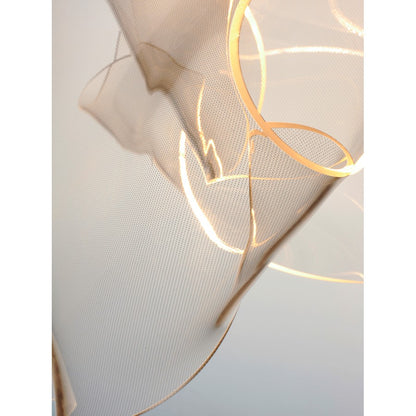 13 Light Pendant, Polished Chrome