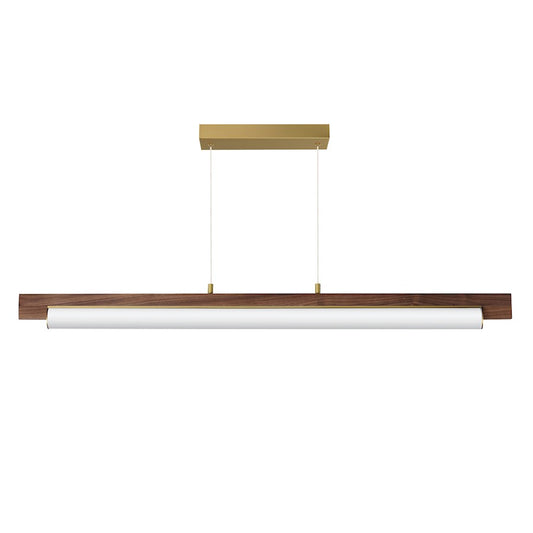 ET2 Lighting Quasar 3Lt 51" LED Pendant, Chrome/Patterned Acrylic