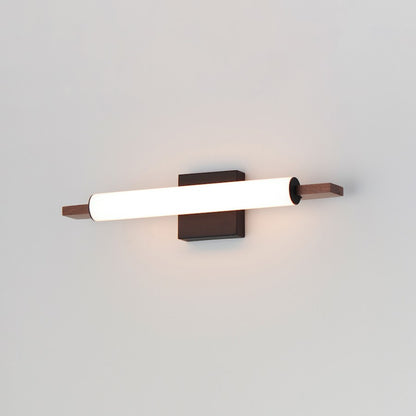 ET2 Lighting Joist 1 Light 20" LED Surface Mount, Walnut/Black