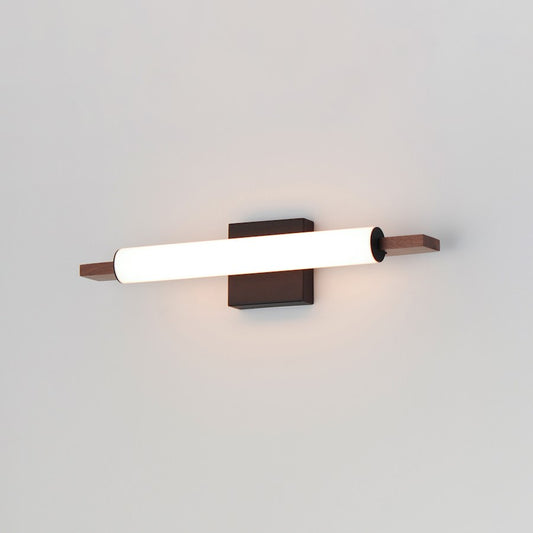 ET2 Lighting Joist 1 Light 20" LED Surface Mount, Walnut/Black