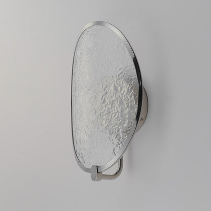 ET2 Lighting Moonscapes 1 Light Wall Sconce, Polished Chrome