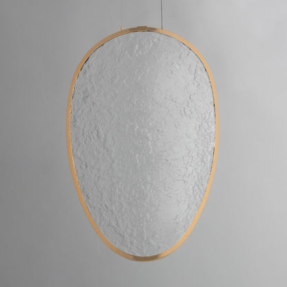 ET2 Lighting Moonscapes 1Lt 13.5" Single Pendant, Brushed Champagne