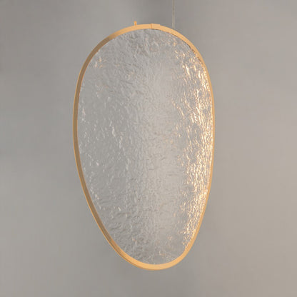ET2 Lighting Moonscapes 1Lt 13.5" Single Pendant, Brushed Champagne