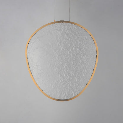ET2 Lighting Moonscapes 1Lt 16" Single Pendant, Brushed Champagne
