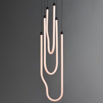 ET2 Lighting Soleil 3-Light LED Pendant, Black