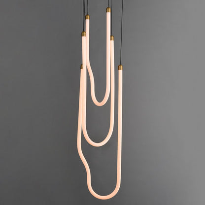 ET2 Lighting Soleil 3-Light LED Pendant, Natural Aged Brass