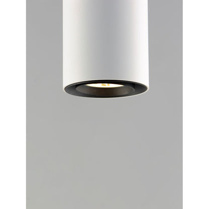 1 Light LED Pendant, White