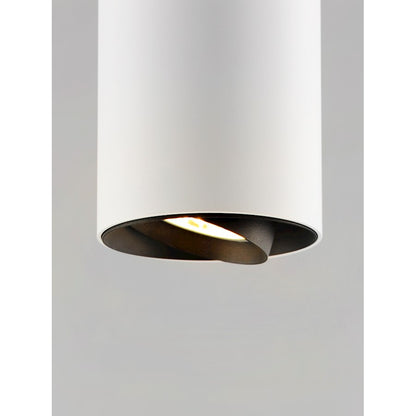 1 Light LED Pendant, White
