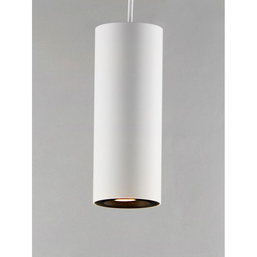 1 Light LED Pendant, White
