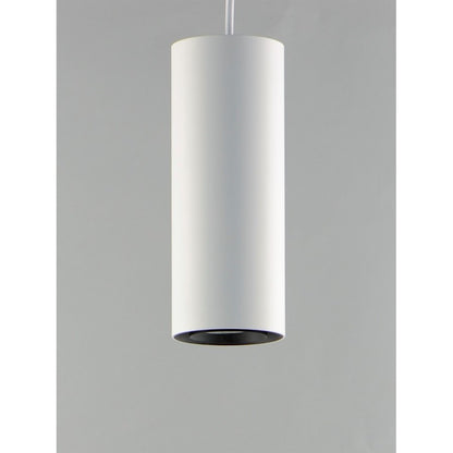 1 Light LED Pendant, White