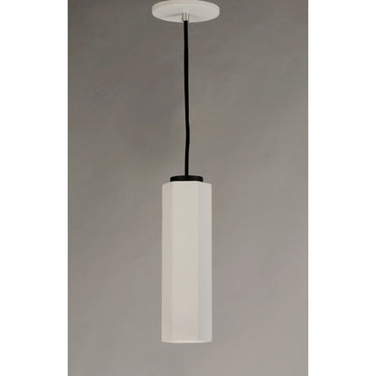 ET2 Lighting Allen LED 1-Light Pendant in White/Black