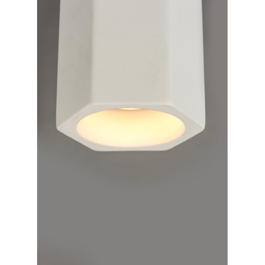ET2 Lighting Allen LED 1-Light Pendant in White/Black