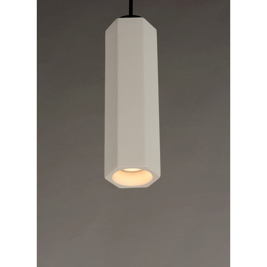 ET2 Lighting Allen LED 1-Light Pendant in White/Black