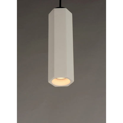 ET2 Lighting Allen LED 1-Light Pendant in White/Black