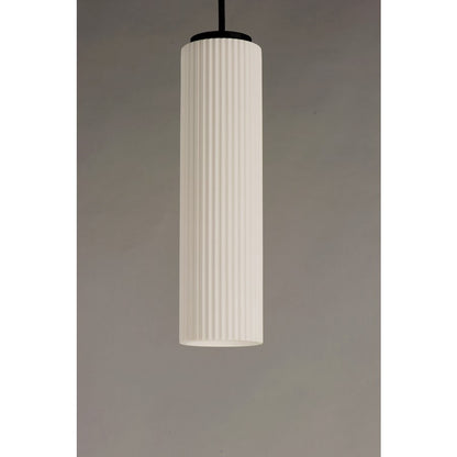 ET2 Lighting Pleat LED 1-Light Pendant in Black