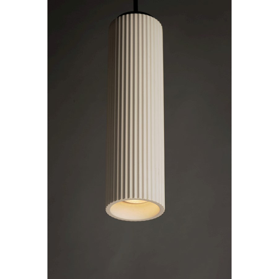 ET2 Lighting Pleat LED 1-Light Pendant in Black