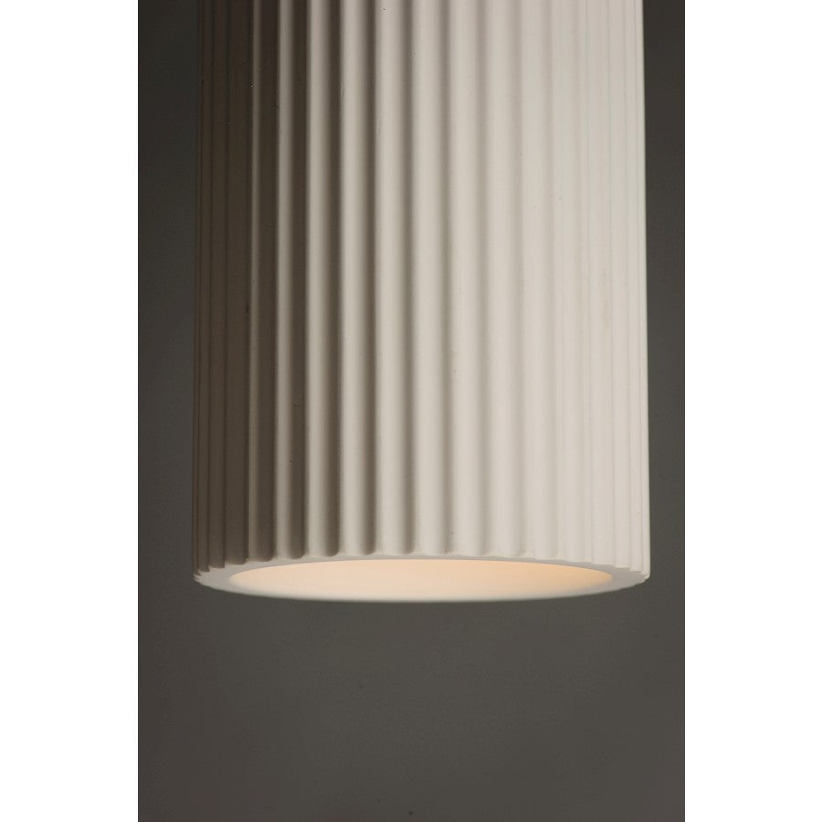 ET2 Lighting Pleat LED 1-Light Pendant in Black