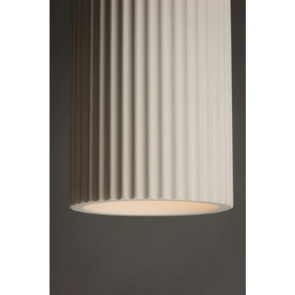 ET2 Lighting Pleat LED 1-Light Pendant in Black
