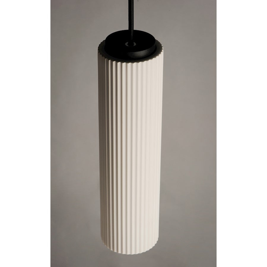 ET2 Lighting Pleat LED 1-Light Pendant in Black