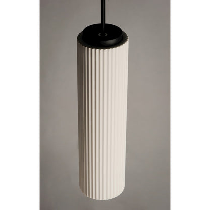 ET2 Lighting Pleat LED 1-Light Pendant in Black