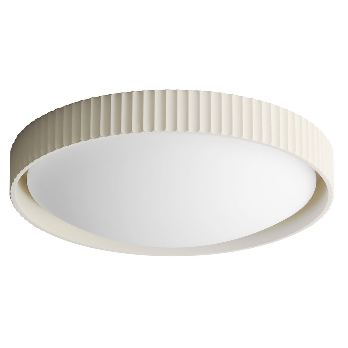 ET2 Lighting Souffle 1 Light Flush Mount, Chaulk White