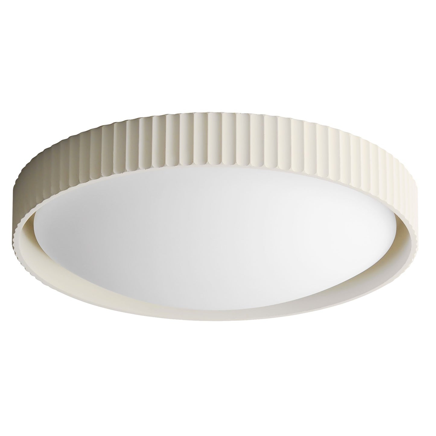 ET2 Lighting Souffle 1 Light Flush Mount, Chaulk White