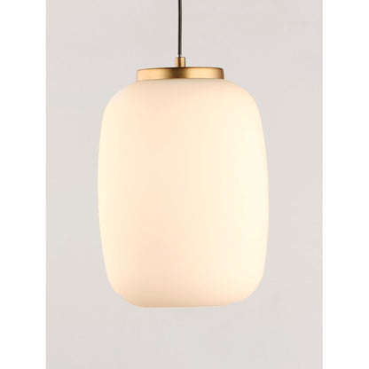 2 Light Pendant, Black/Gold