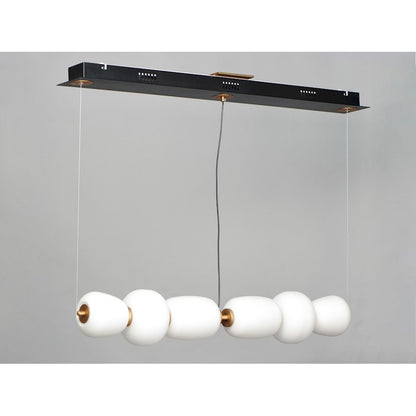 2 Light 13W Pendant, Black/Gold