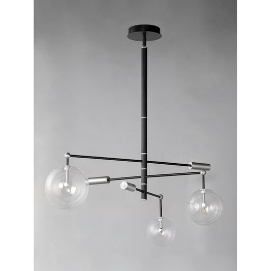 Global LED Chandelier, Black