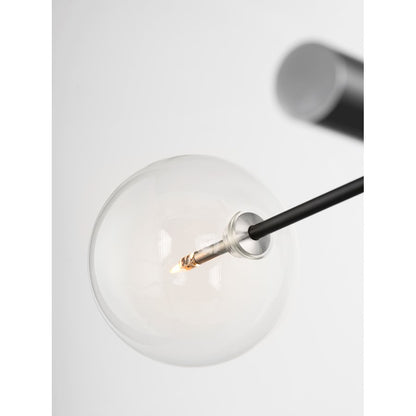 Global LED Chandelier, Black