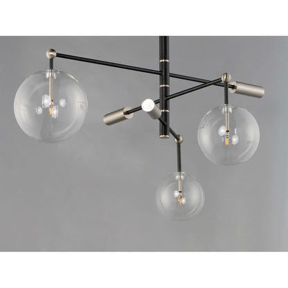 Global LED Chandelier, Black