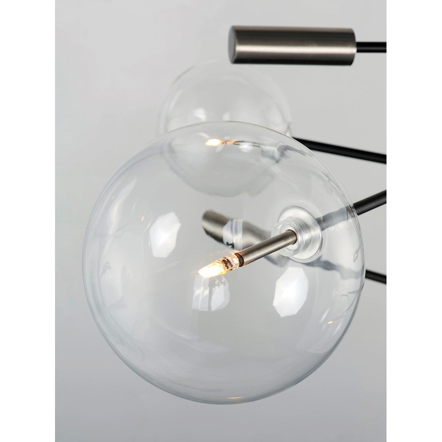 Global LED Chandelier, Black