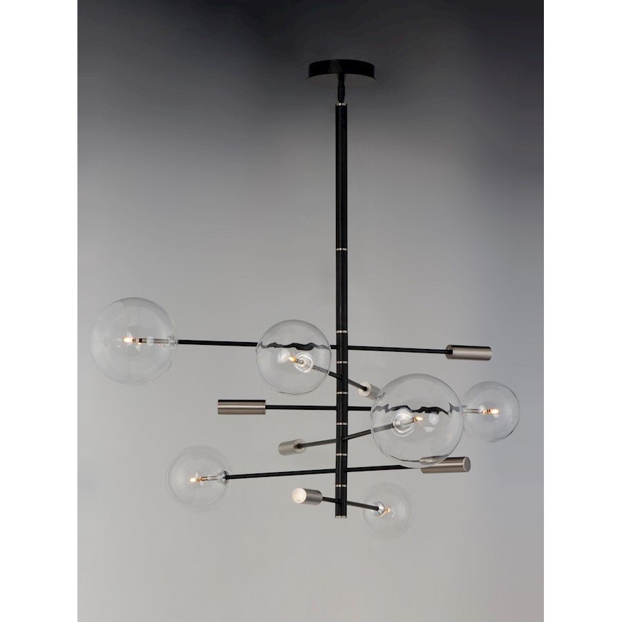 Global LED Chandelier, Black
