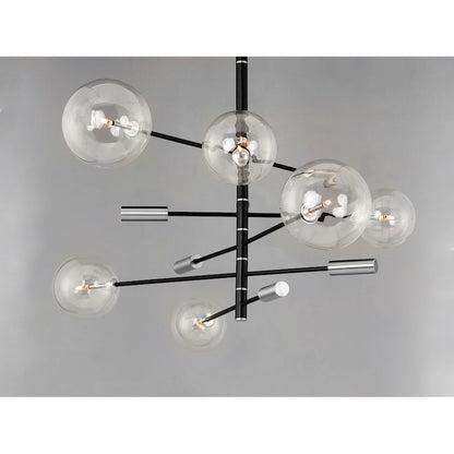 Global LED Chandelier, Black