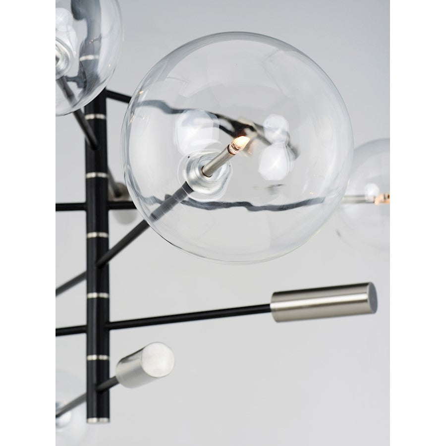 Global LED Chandelier, Black