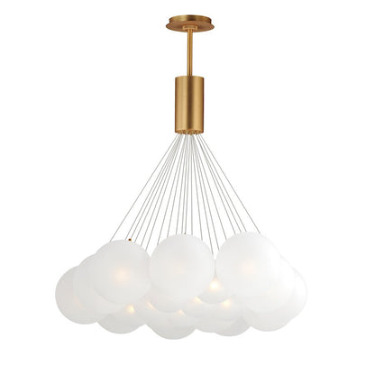 20 Light Multi Light Pendant, Gold