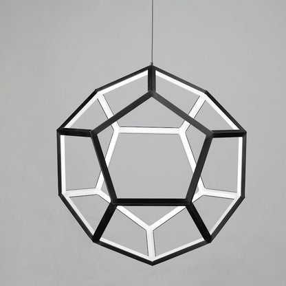 1 Light Pendant, Black