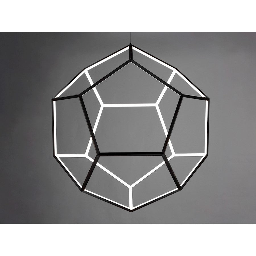 1 Light Pendant, Black