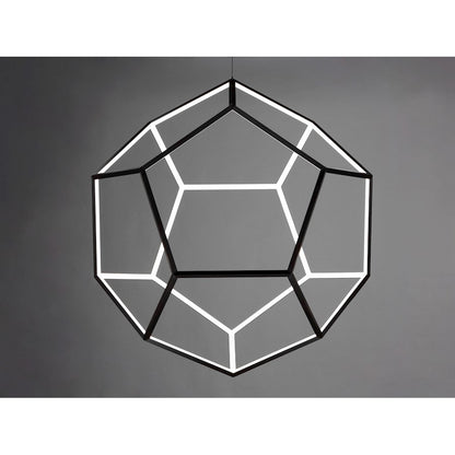 1 Light Pendant, Black