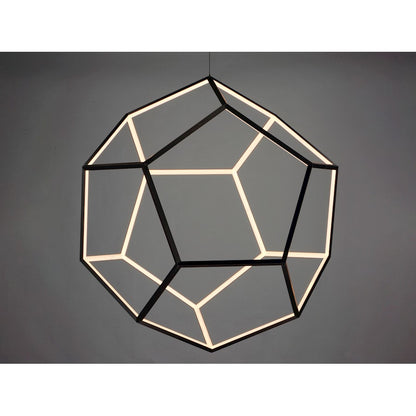 1 Light Pendant, Black