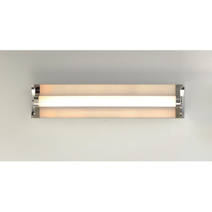 ET2 Lighting Reflect LED 2-Light 30" Bath Vanity in Black/Polished Nickel
