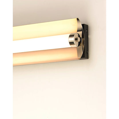 ET2 Lighting Reflect LED 2-Light 30" Bath Vanity in Black/Polished Nickel
