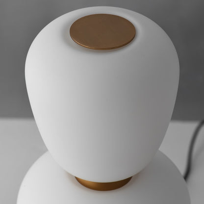 ET2 Lighting Soji Triple Stack Portable Lamp, Black/Gold/White