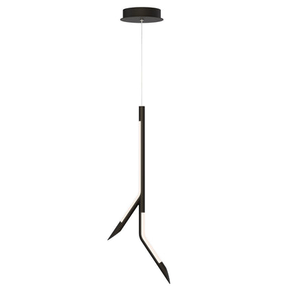ET2 Lighting Scion 2 Light Single Pendant, Black