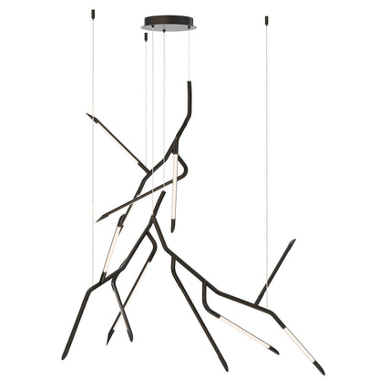 ET2 Lighting Scion 12 Light Multi-Light Pendant, Black