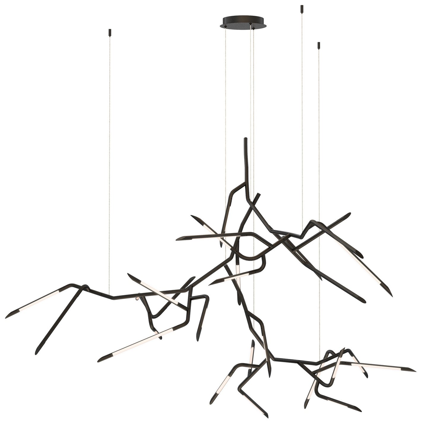 ET2 Lighting Scion 27 Light Multi-Light Pendant, Black