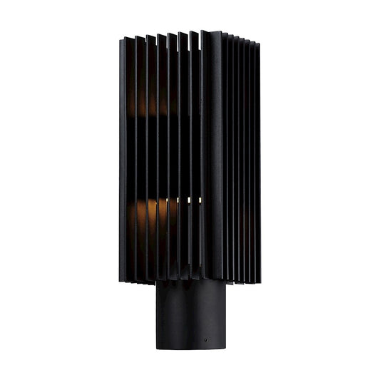 ET2 Lighting Rampart 2 Light LED Outdoor Post Mount, Black