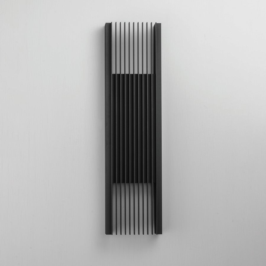 ET2 Lighting Rampart 2-Light XL LED Outdoor Wall Sconce, Black