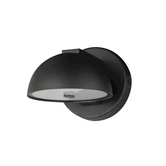 ET2 Lighting Modular 2 Light LED Outdoor, Black/Clear Ribbed